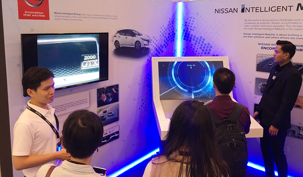 ระบบจำลองการขับรถยนต์พลังงานไฟฟ้า Nissan