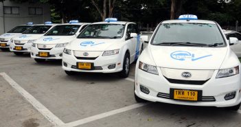 เปิดตัวรถแท็กซี่พลังงานไฟฟ้า EV Taxi VIP จำนวน 101 คันแรกของไทย Electric EV Taxi VIP