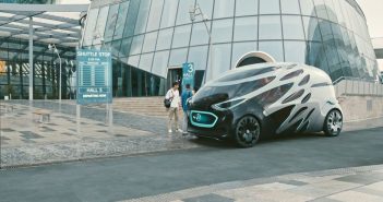 Urbanetic รถบรรทุกไฟฟ้าอเนกประสงค์จากเมอร์เซเดส-เบนซ์ mercedes-vision-urbanetic