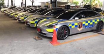 ตำรวจไทยเลือกใช้รถยนต์พลังงานไฟฟ้า Tesla Model 3 tesla-model-3-fleet-delivered-thai-police